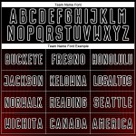 Custom Black Red-White Uniform Jersey Sublimation Soccer Lines Geometric Custom Black Red-White Uniform Jersey Sublimation Soccer Lines Geometric